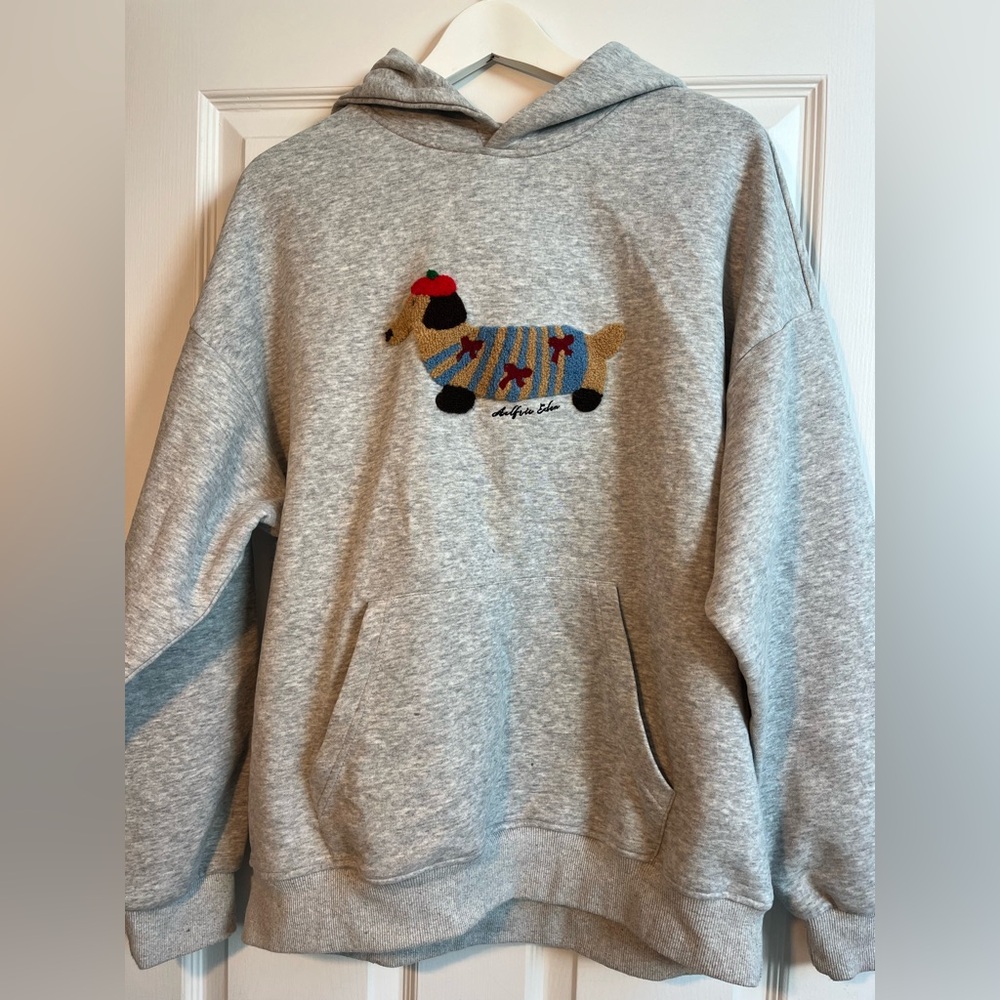 AELFRIC EDEN CARTOON DACHSHUND HOODIE